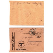 1933 - Tysk Rige - Brev - Stemplet med Nazi ørn. 